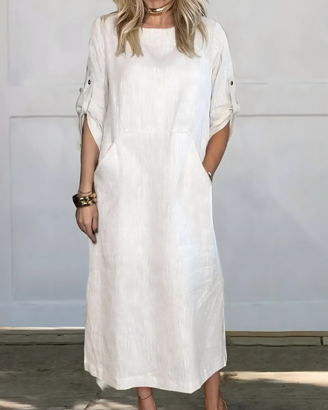 Vestido Casual Susan | Lino Puro – Llevá 2 y Pagá 1 (Válido Hoy)